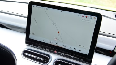 Smart #1 - infotainment screen displaying navigation