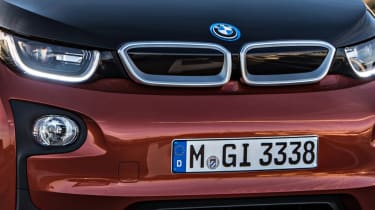 BMW i3 - sporting a cool, parted moustache 
