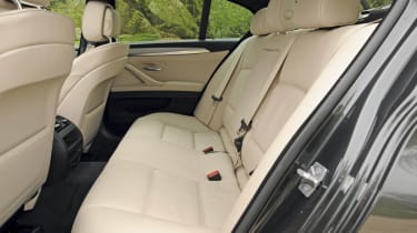 BMW 520d SE back seats