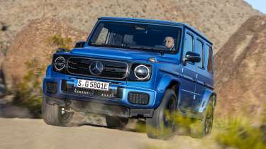 Mercedes G 580 with EQ Technology - front action