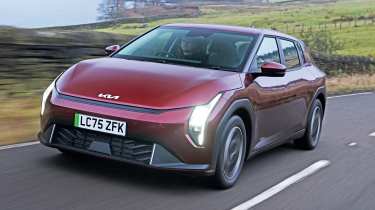 Winter range test - Kia EV4 front 3/4