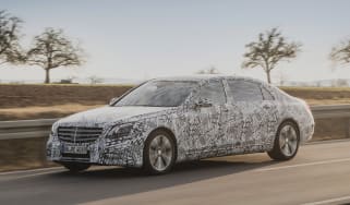 Mercedes S-Class 2017 ride review - front tracking