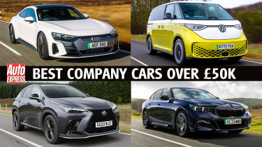 Best company cars for over £50,000 - header image