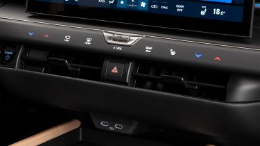 New 2026 Lexus ES 350e - climate buttons