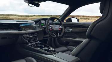 New Audi RS e-tron Performance - front interior