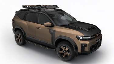 Dacia Bigster Redust Offroad Bronce front angled