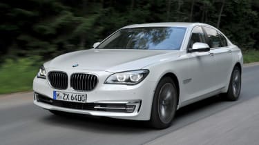 BMW 750i front action