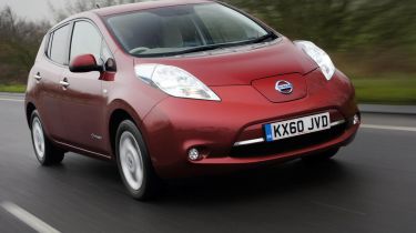 Nissan Leaf front track