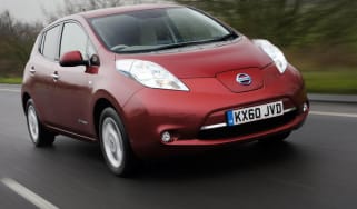 Nissan Leaf front track