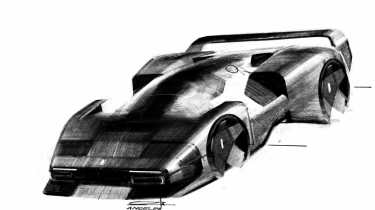 Ferrari SC40 - sketch