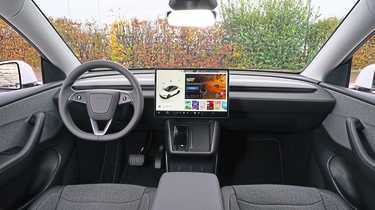 New Tesla Model Y Standard - front interior