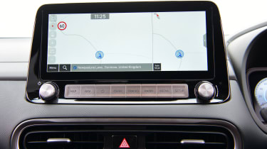 Hyundai Kona Electric - infotainment screen