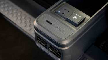 Kia PV5 - interior 3-pin charging plug