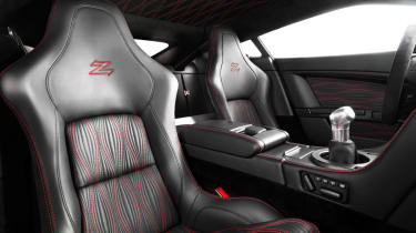 Aston Martin V12 Zagato coupe seats