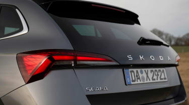 Skoda Scala facelift - rear light