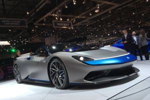 Pininfarina Battista at Geneva Motor Show 2019 grey