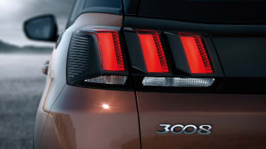 Peugeot 3008 - rear light detail