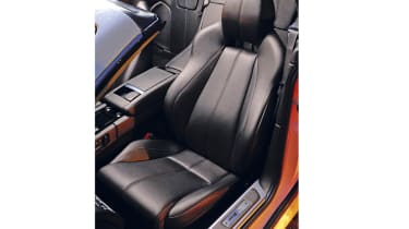 Aston DB9 Volante Morning Frost seats