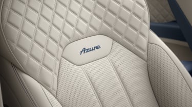 Bentley Bentayga Azure - embroidered seat