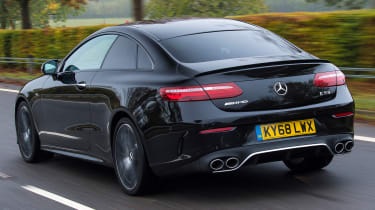 mercedes amg e53 coupe tracking rear