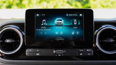 Mercedes Citan - MBUX infotainment touchscreen