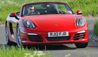 Porsche Boxster cornering