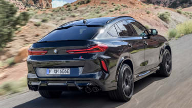 BMW X6 M Competition - rear action