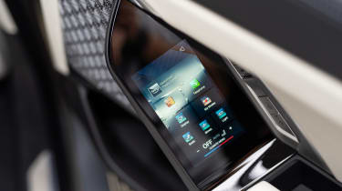 BMW 7 Series rear seat touchscreen control