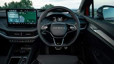 Skoda Enyaq vRS - steering wheel