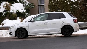 Skoda Fabia - side spy