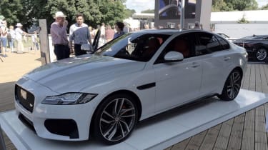 New Jaguar XF at Goodwood