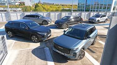 Chinese hybrid SUV mega test - header image, front