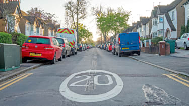 20-limit road marking