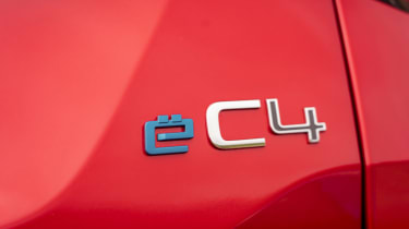Citroen e-C4 - rear badge