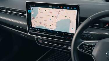 Volkswagen ID.7 Tourer - infotainment sat-nav screen