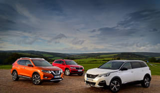 Peugeot 5008 vs Nissan X-Trail vs Skoda Kodiaq