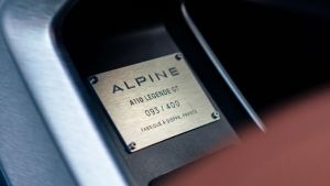 Alpine A110 Legende GT - plaque
