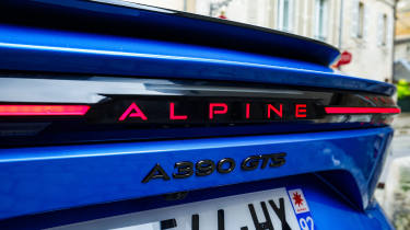 Alpine A390 - rear detail