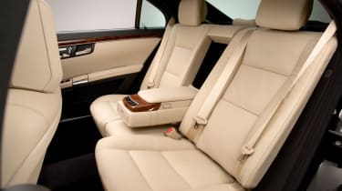 Mercedes S-Class rear seats