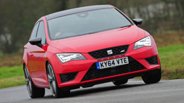 SEAT Leon Cupra long-termer - front cornering