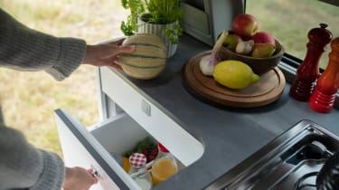 Ford Transit Custom Nugget - kitchen drawers