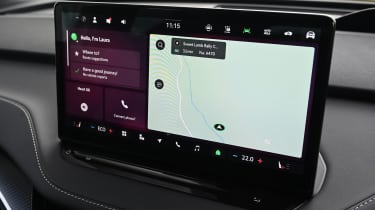 Skoda Enyaq vRS - infotainment screen