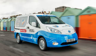 Nissan ice cream van - front action