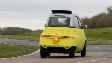 Microlino - rear cornering