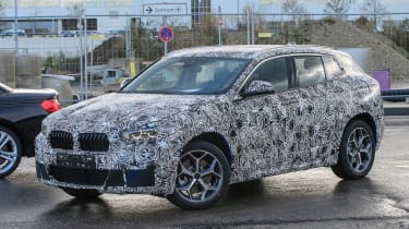 BMW X2 production spy shots