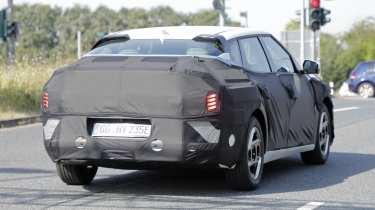 New Kia EV4 undergoing testing - rear 