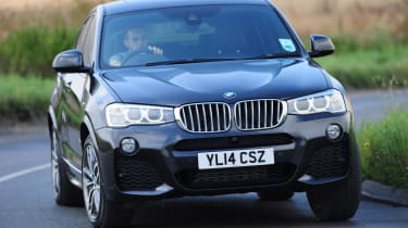 New BMW X4 2014 UK action