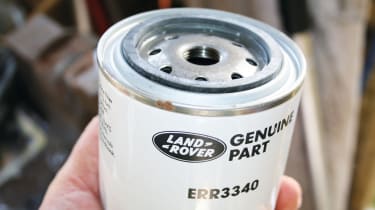 Land Rover oil filter