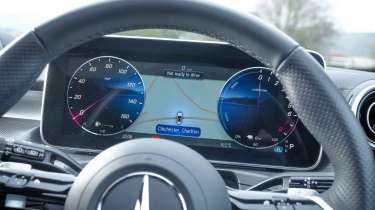 Mercedes C-Class Estate - digital instrument cluster