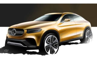 Mercedes GLC Coupe sketch